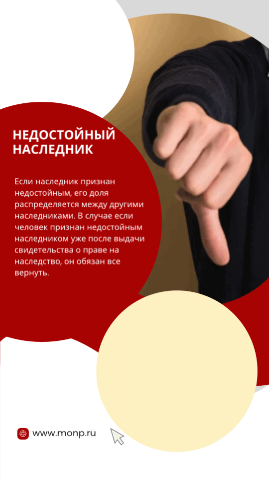 Кто может быть недостойным наследником?