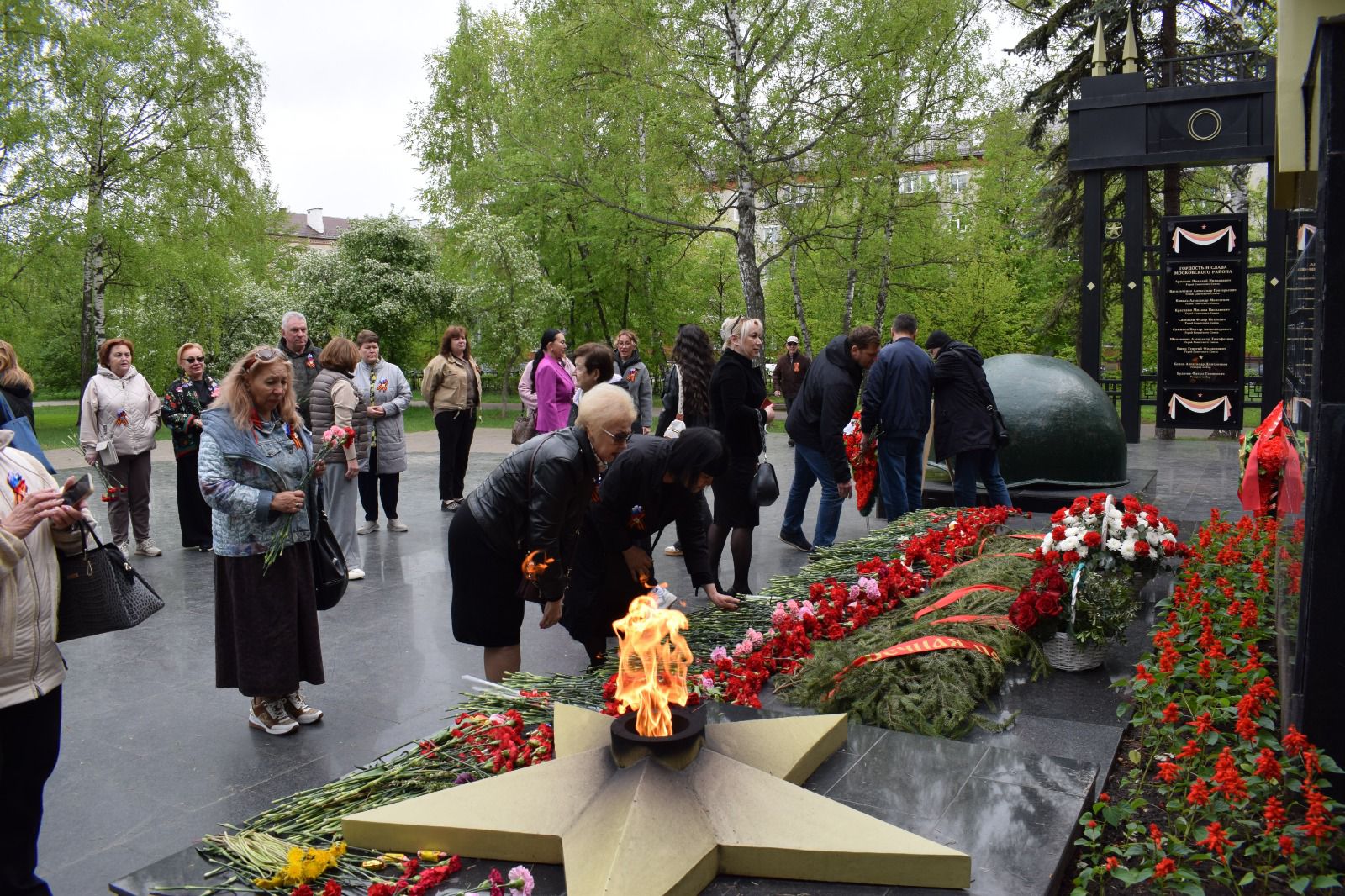 Акция памяти погибшим в Великой Отечественной Войне в Казани"