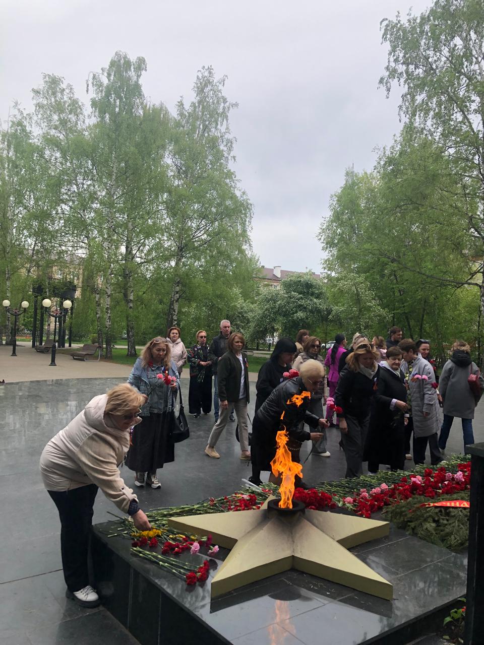 Акция памяти погибшим в Великой Отечественной Войне в Казани"