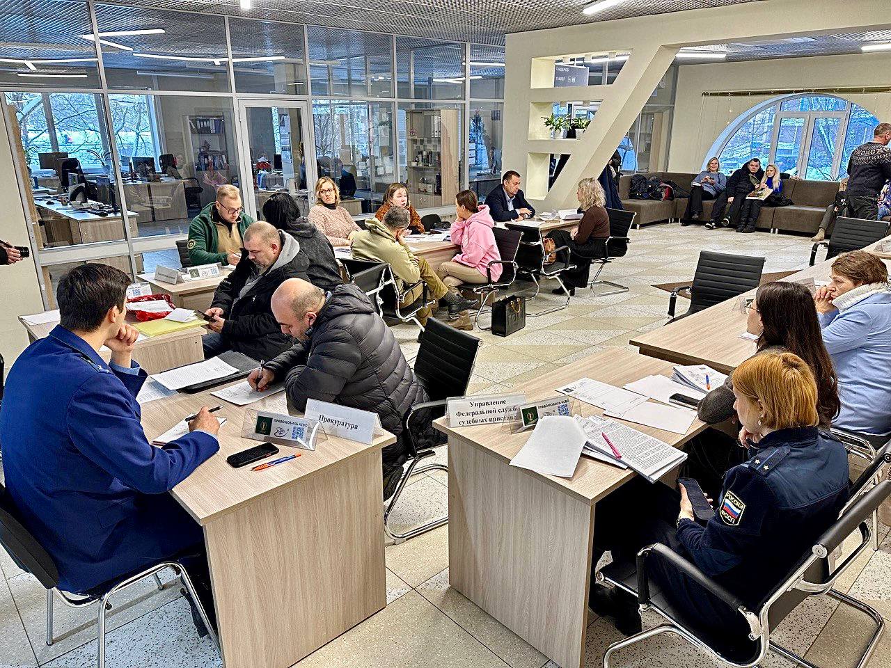 Правомобиль Комитета семей воинов Отечества в Красногорске "
