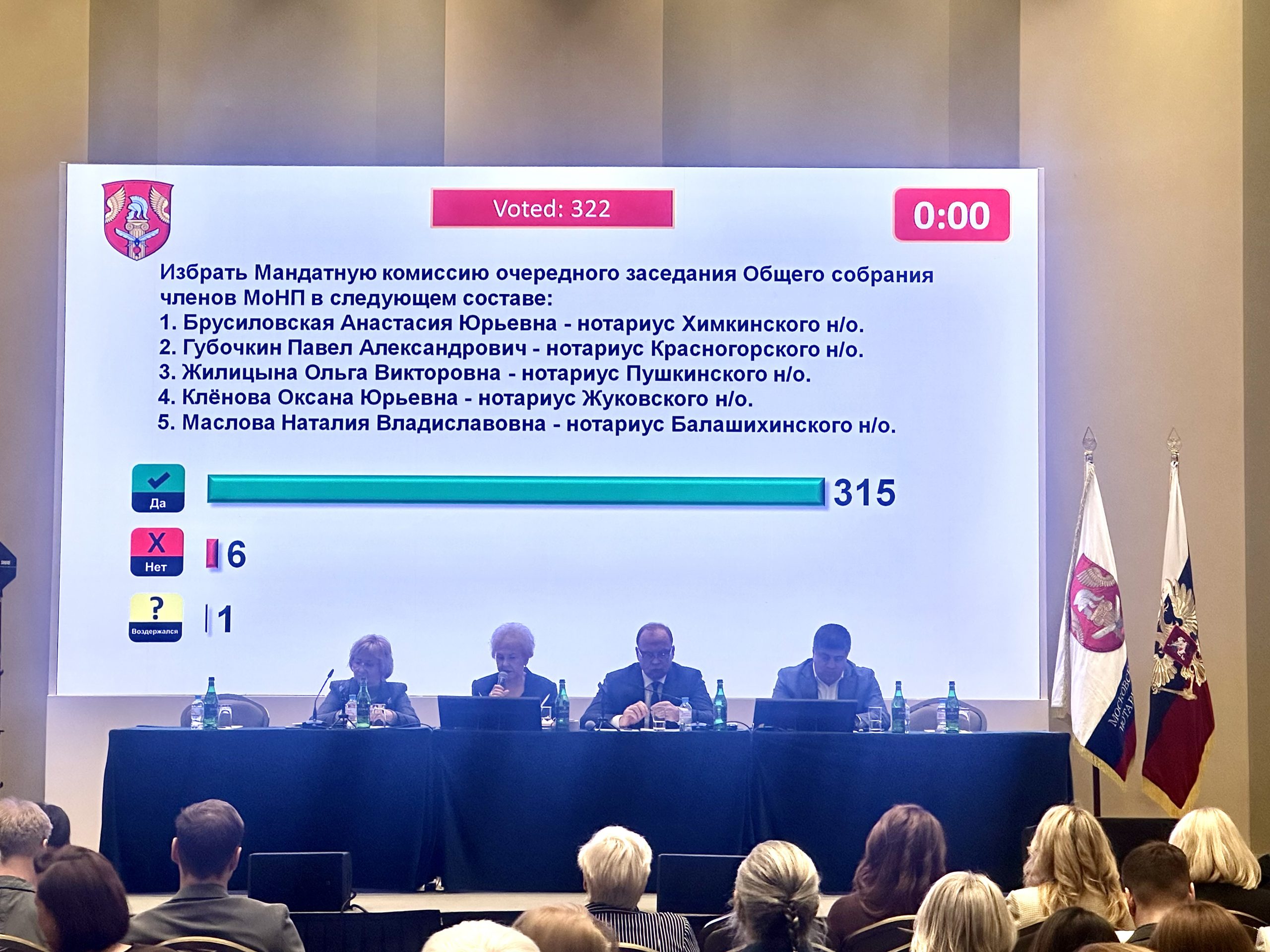 Ежегодное Общее собрание нотариусов Подмосковья"